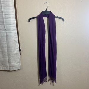 purple scarf